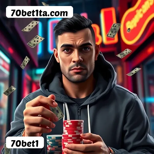 Interface Premium do App 70bet1.com - Design Moderno e Intuitivo para Apostas Mobile